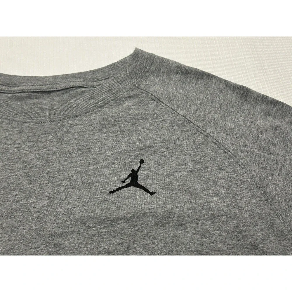 Men's Air Jordan 6 Times 3/4 Raglan T-Shirt Size 3XL Grey 862423-091